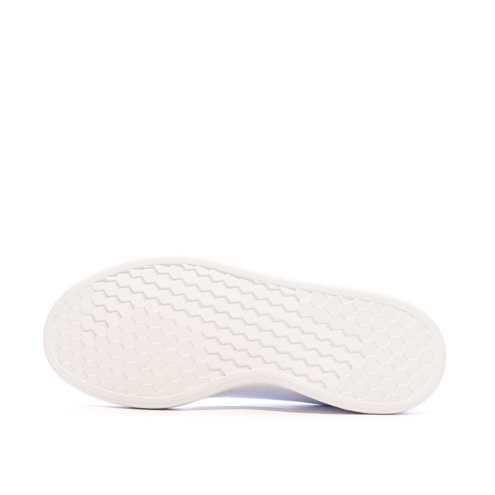 Adidas Baskets Blanches/Bleu Femme Adidas Advantage17