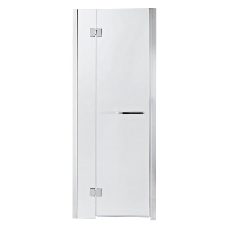 Porte de douche semi pivotante GoodHome Naya transparent 90 cm
