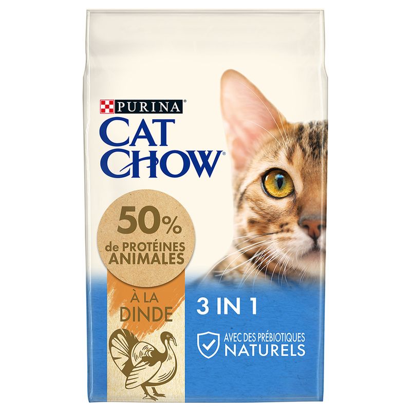 PURINA Cat Chow Special Care 3 en 1, dinde