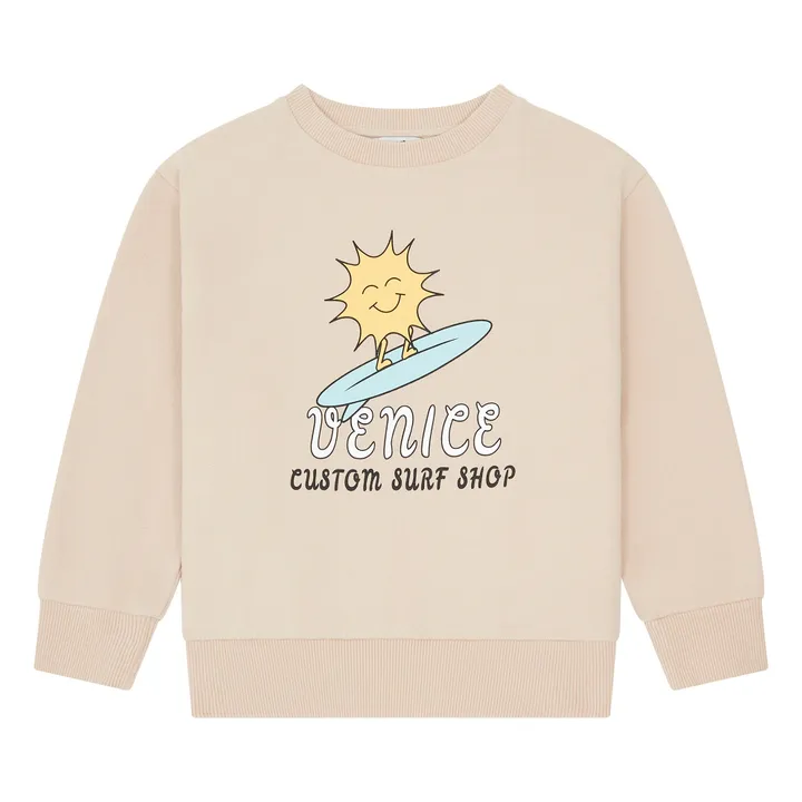 Hundred Pieces Sweat  Coton Bio  | Beige