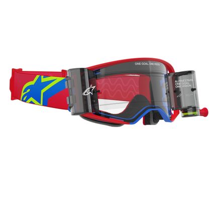 Masque cross Alpinestars SUPERTECH CORP ROLL OFF 2025 - Rouge / Bleu