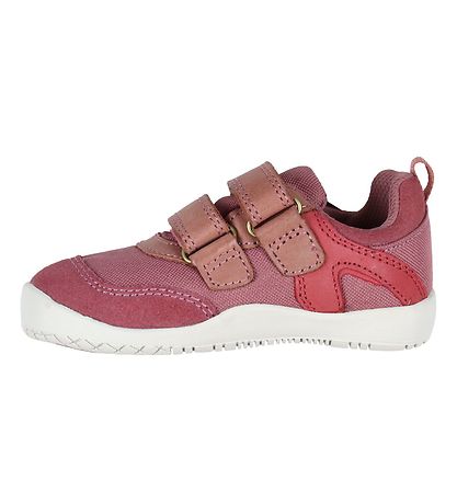 Bundgaard Sko m. Klettverschluss - Bennie - Tex - Dark Rose