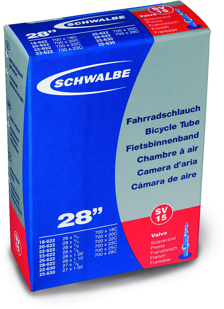 Schlauch SV15 700x18/28C 3/4-1 1/8