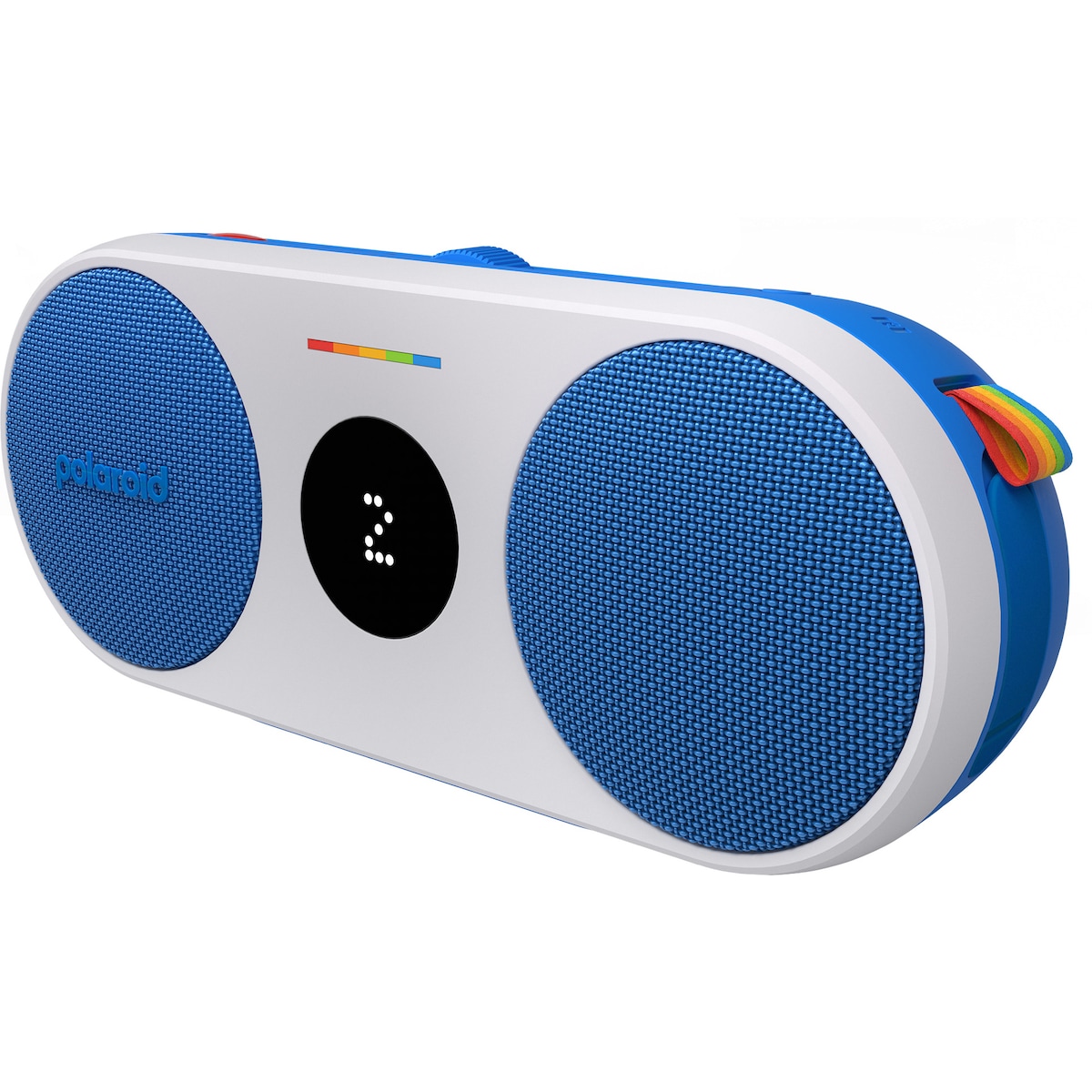 Polaroid Music P2 trådløs bærbar høyttaler (blå/hvit)