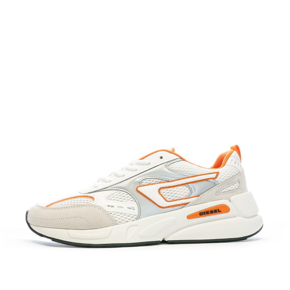 Diesel Baskets Blanches/Orange Homme Diesel Serendipity