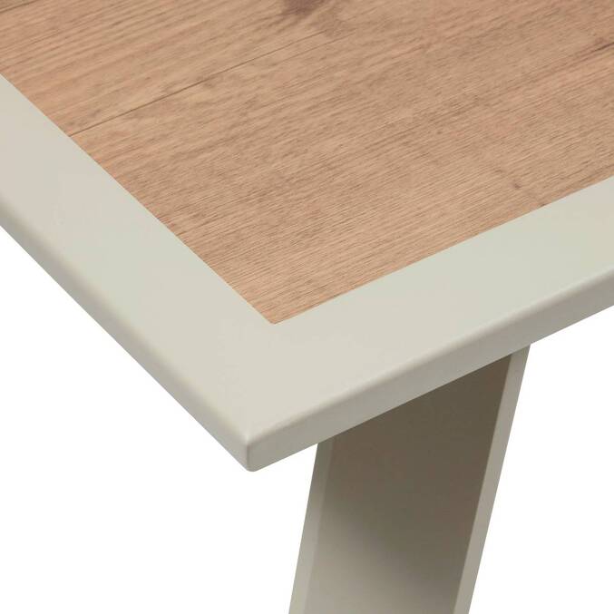 Table de jardin extensible rectangulaire PAVANE Malte / Argile