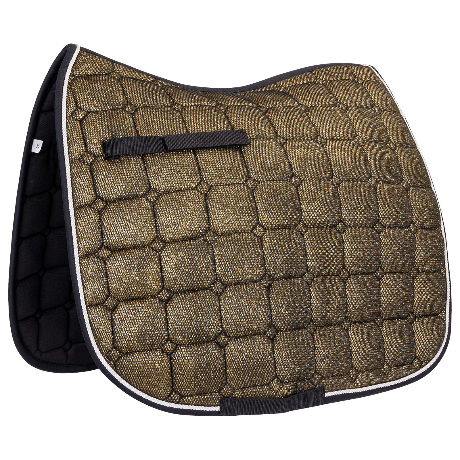 Nobleza - Protetor de Sela para Cavalo, Ideal para Salto, Protetores de Sela de Algodão, Correias de Posicionamento com Fecho (Preto)