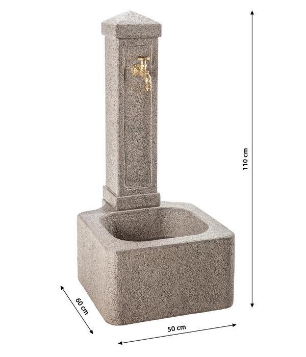 Dehner Granit-Gartenbrunnen Graz, ca. H110 cm