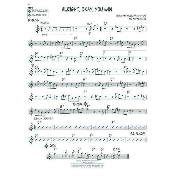 Hal Leonard Jazz Play-Along Best Of Swing