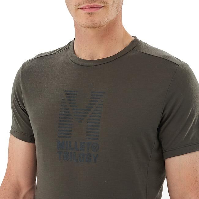 MILLET - T-SHIRT MC TRILOGY WOOL STRIPPES M
