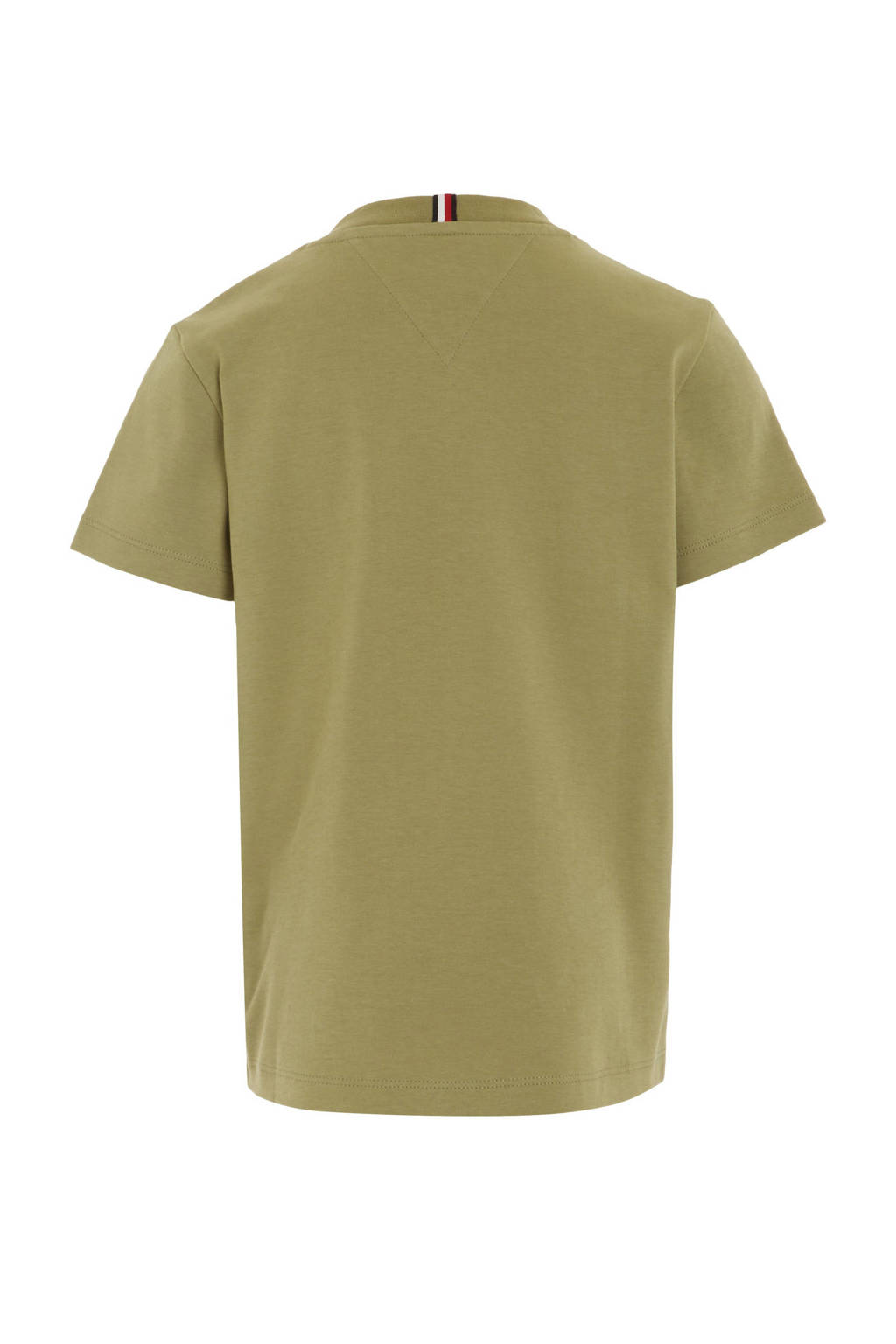 Tommy Hilfiger T-shirt met logo mosgroen