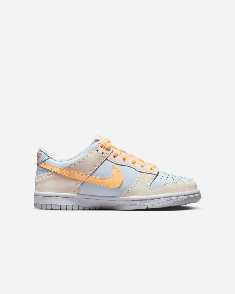 Chaussures Nike Dunk Low Blanc & Gris pour Enfant