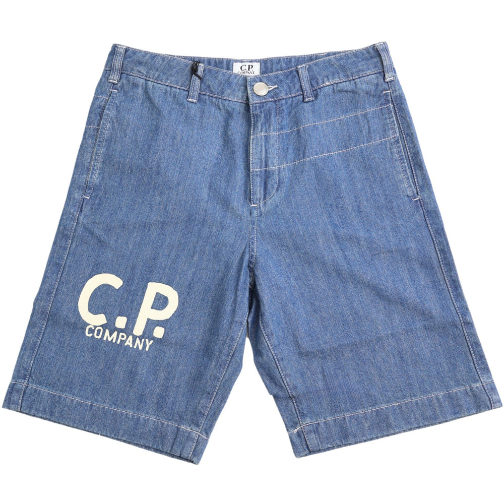 Køb C.P. Company Indigo Blue Bermuda Denim
