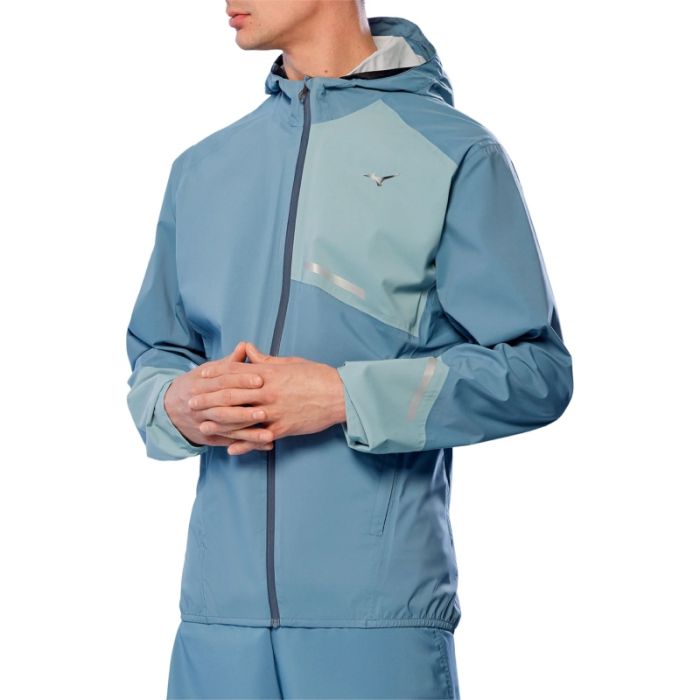 Mizuno Herre Jakker Waterproof 20K ER Jacket Blå