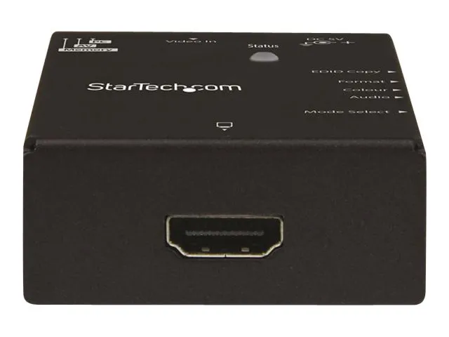 StarTech.com EDID Emulator for HDMI Displays - Copy Extended Display Identification Data - 1080p (VSEDIDHD) - EDID læser / skriver - HDMI - sort