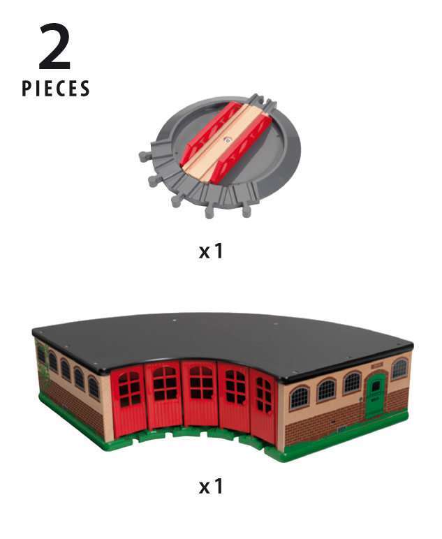BRIO Spiel Großer Ringlokschuppen
