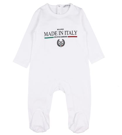 Dolce & Gabbana Gave?ske - Heldragt/Hue/Savlesm?k - Hvid