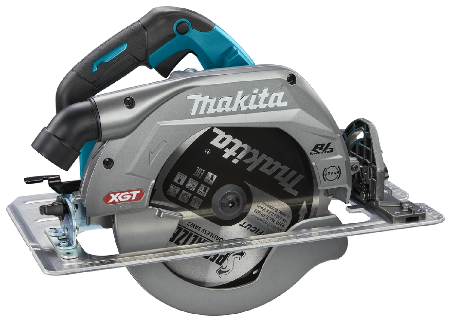 Makita HS010GT201 40V Max Li-Ion Accu Cirkelzaag set (2x 5,0Ah) in koffer - 235mm - koolborstelloos