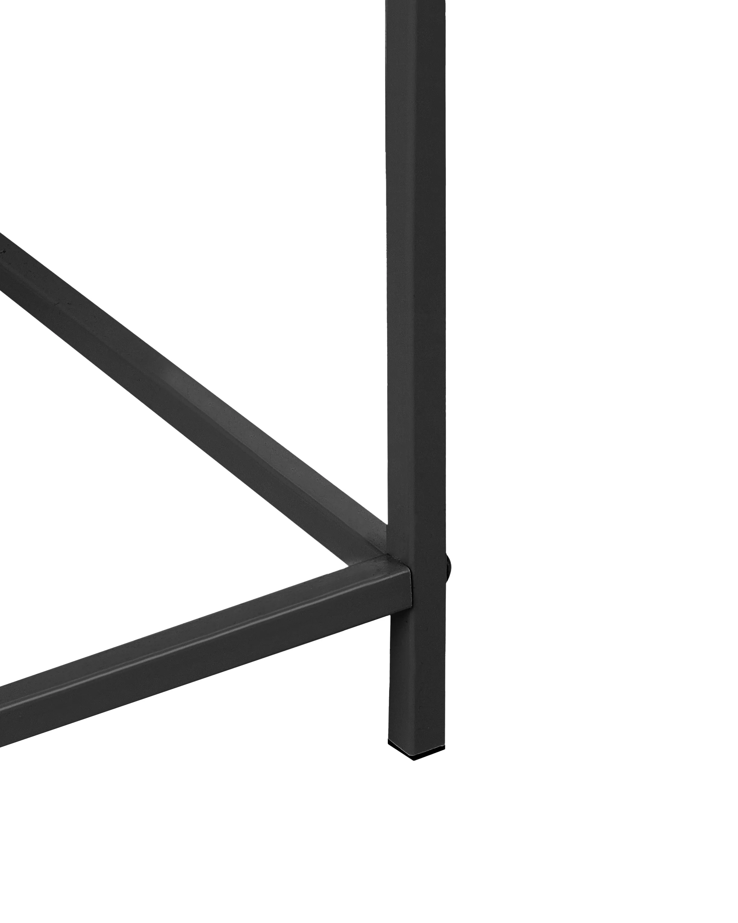 Verhoogde bloempot TAPIEN Metaal 70 cm Zwart