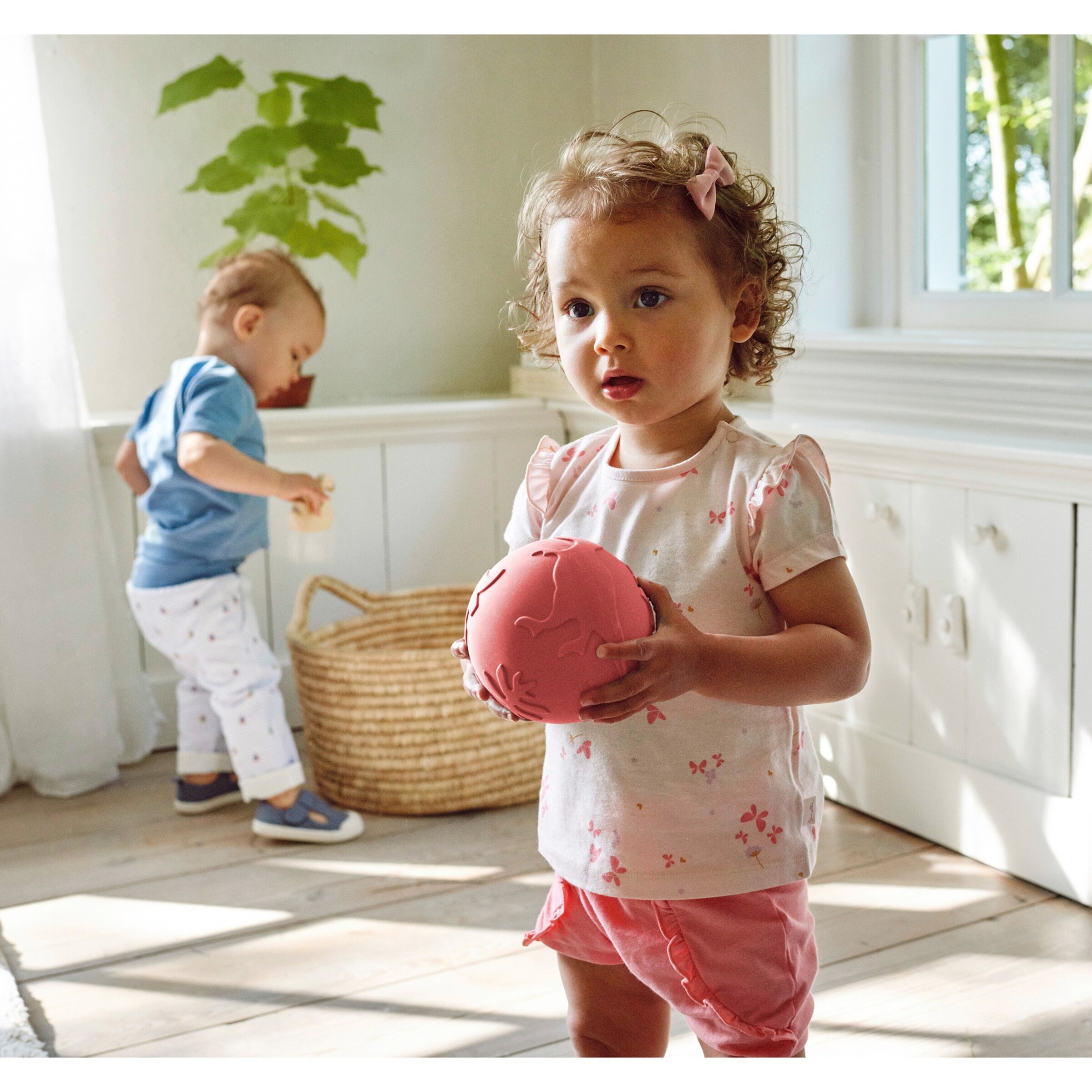 Sanetta Fiftyseven Sweatshorts Rüschen rosa