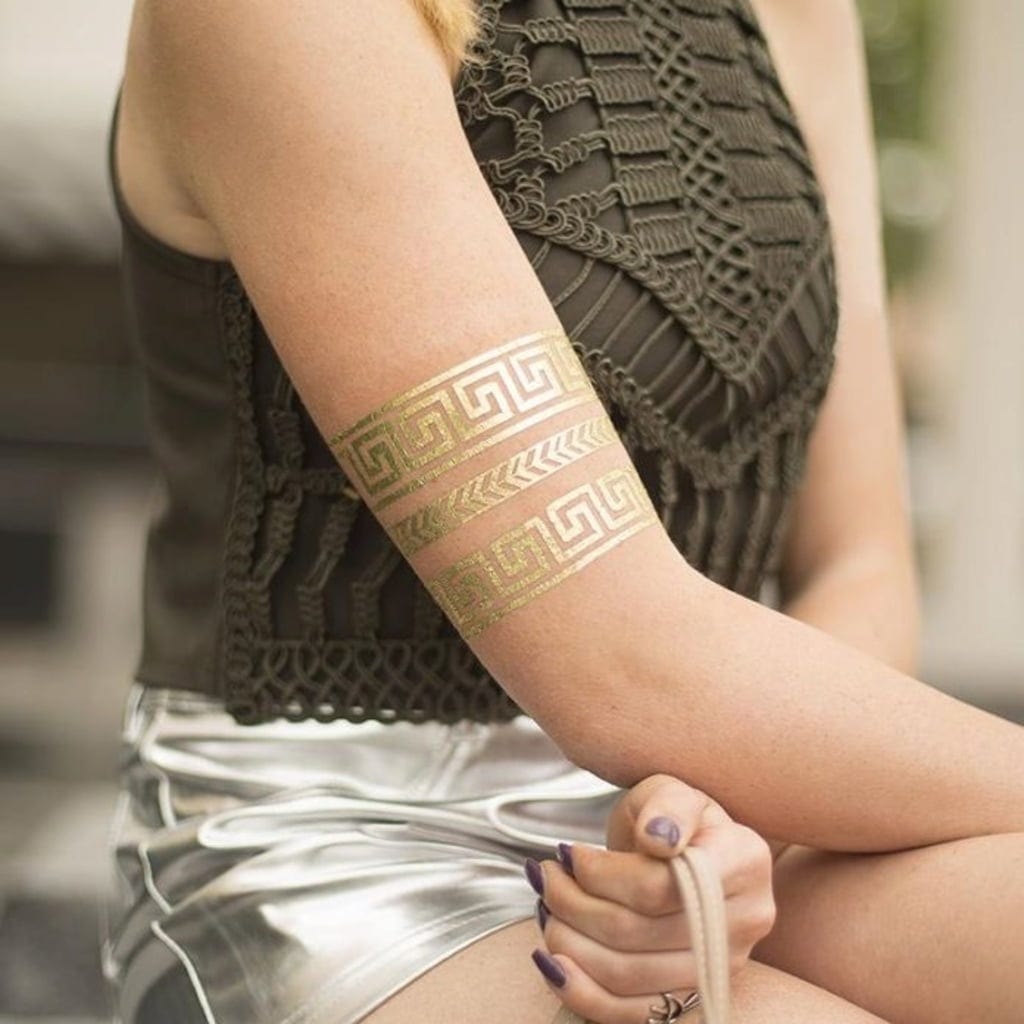 Silhouette  Temporary Tattoo Paper, Gold    Schmücke deine Haut mit deinen eigenen Kreationen!