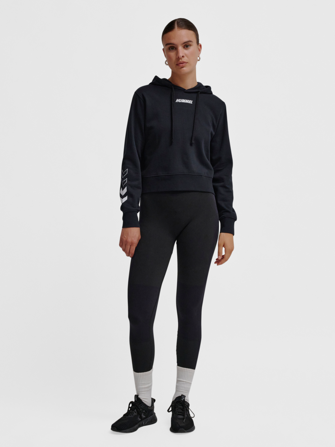 hmlELEMENTAL SHORT HOODIE WOMAN