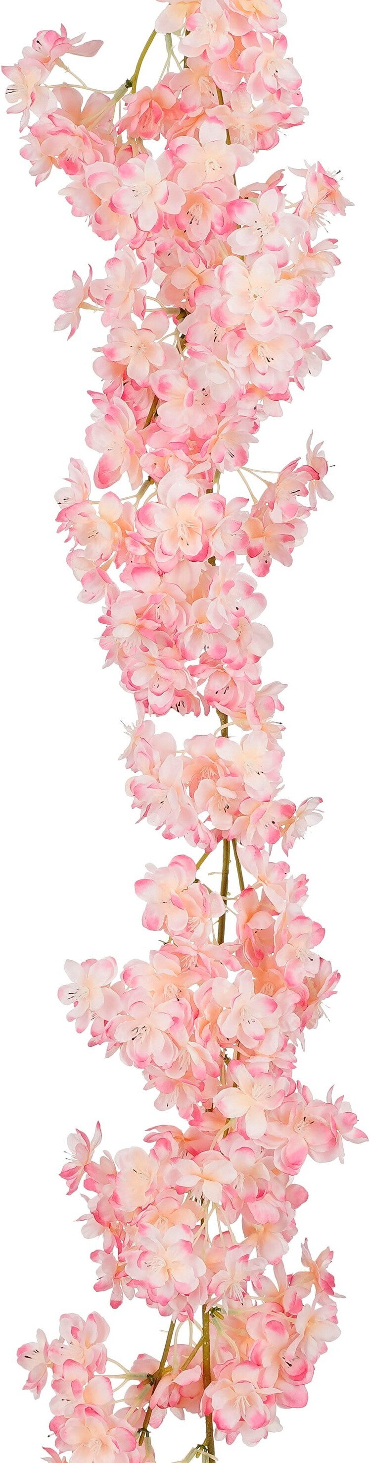 Mica Decorations kunstslinger bloesem roze 180 x 20 x 10 cm
