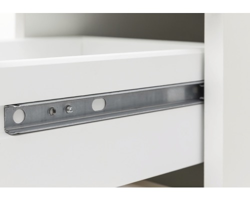 Held Furniture keukenblok zonder apparatuur Milan 220 cm wit hoogglans gedemonteerd omkeerbaar model 563.1.6210