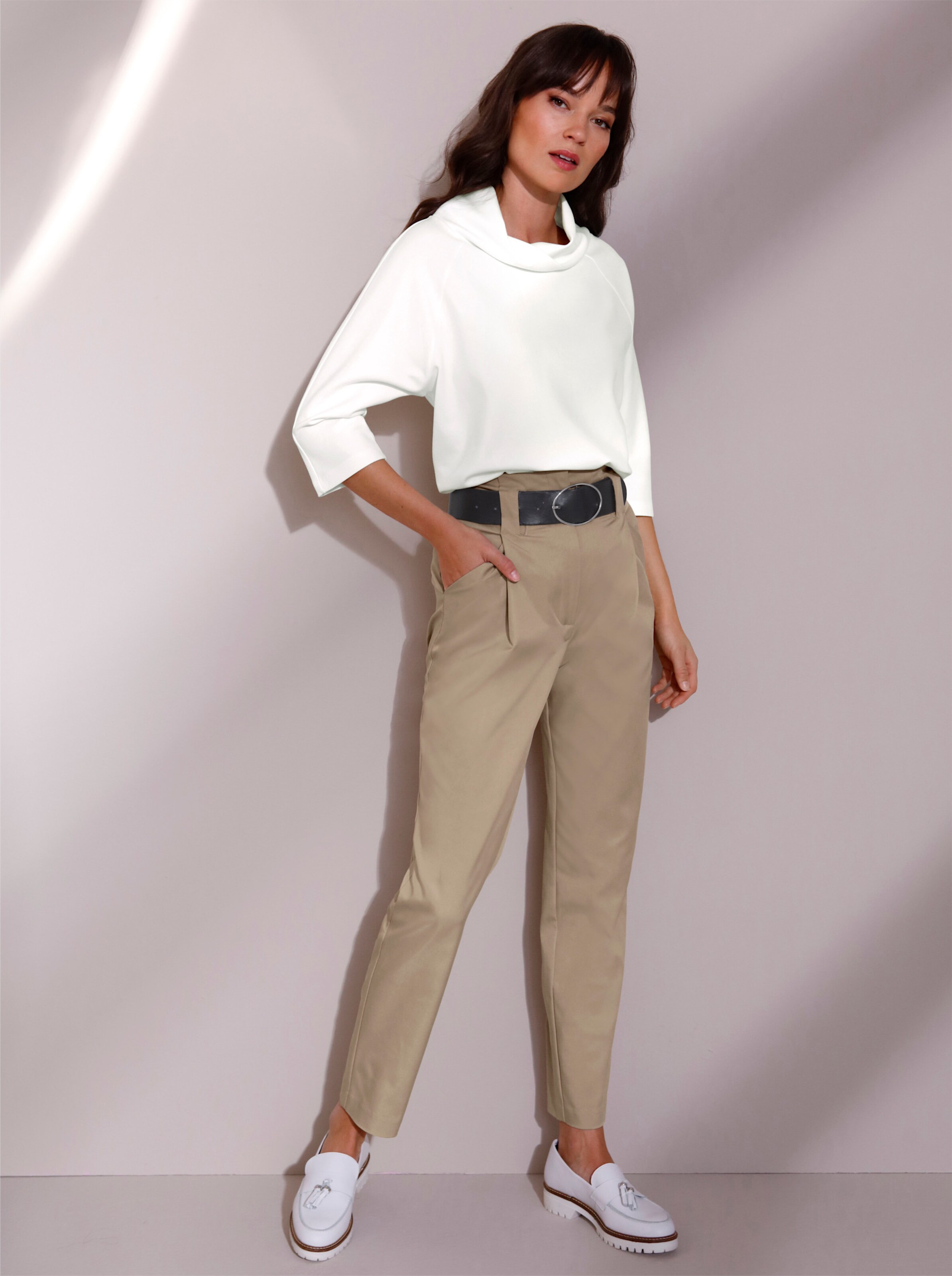 CREATION L PREMIUM Modal-Shirt in ecru