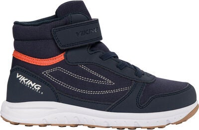 Viking Hovet Mid 1V WP Sneakers, Navy