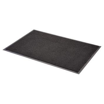 Droogloopmat 60x90 cm zwart