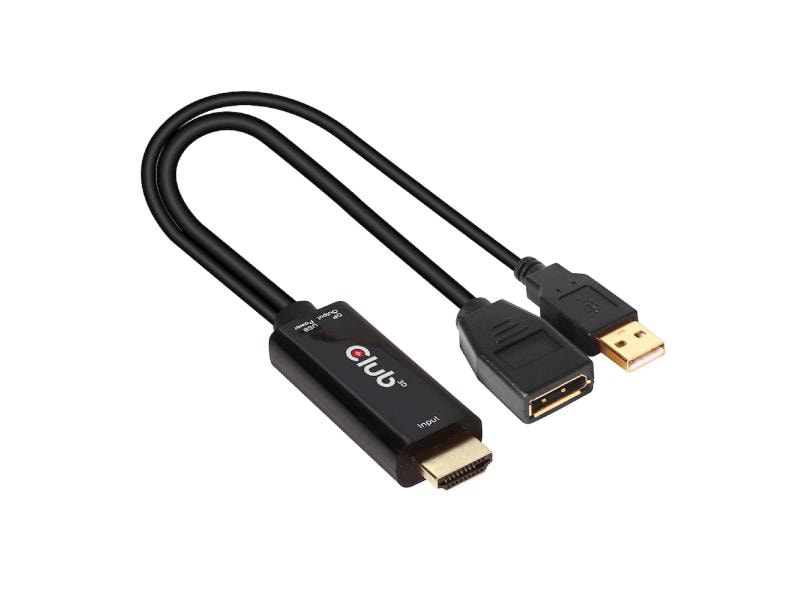 Club 3D Kabel HDMI 2.0 zu DP 1.2 4K60Hz HDMI - DisplayPort, HDMI 2.0 zu DP 1.2 4K60Hz