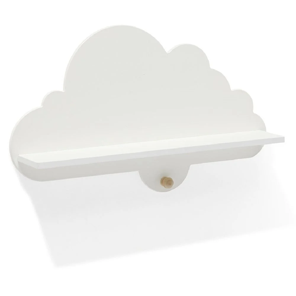 Étagère murale Nuage blanc -  L60xP11,2xH36 cm