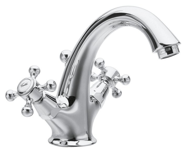 Sapho Antea 1-gats wastafelkraan 12cm met pop-up waste chroom