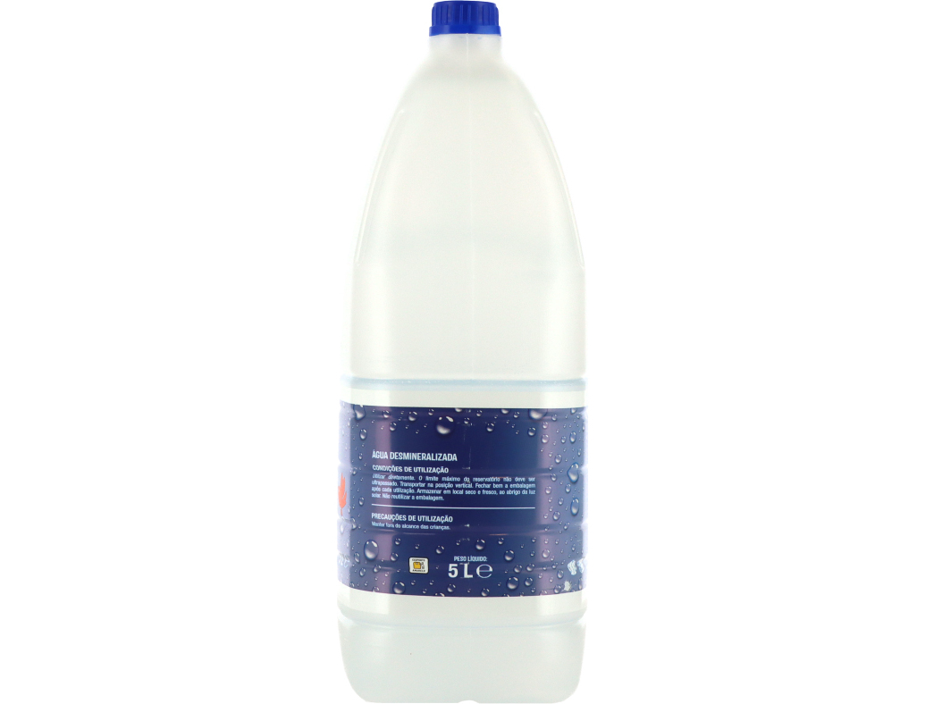 ÁGUA DESMINERALIZADA AUCHAN 5L