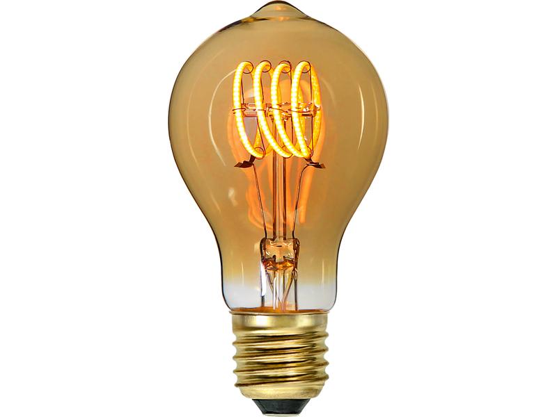 Star Trading Lampe Dspiral Amber TA60 2.5 W (20 W) E27 Warm Filamentleuchtmittel in Tropfenform