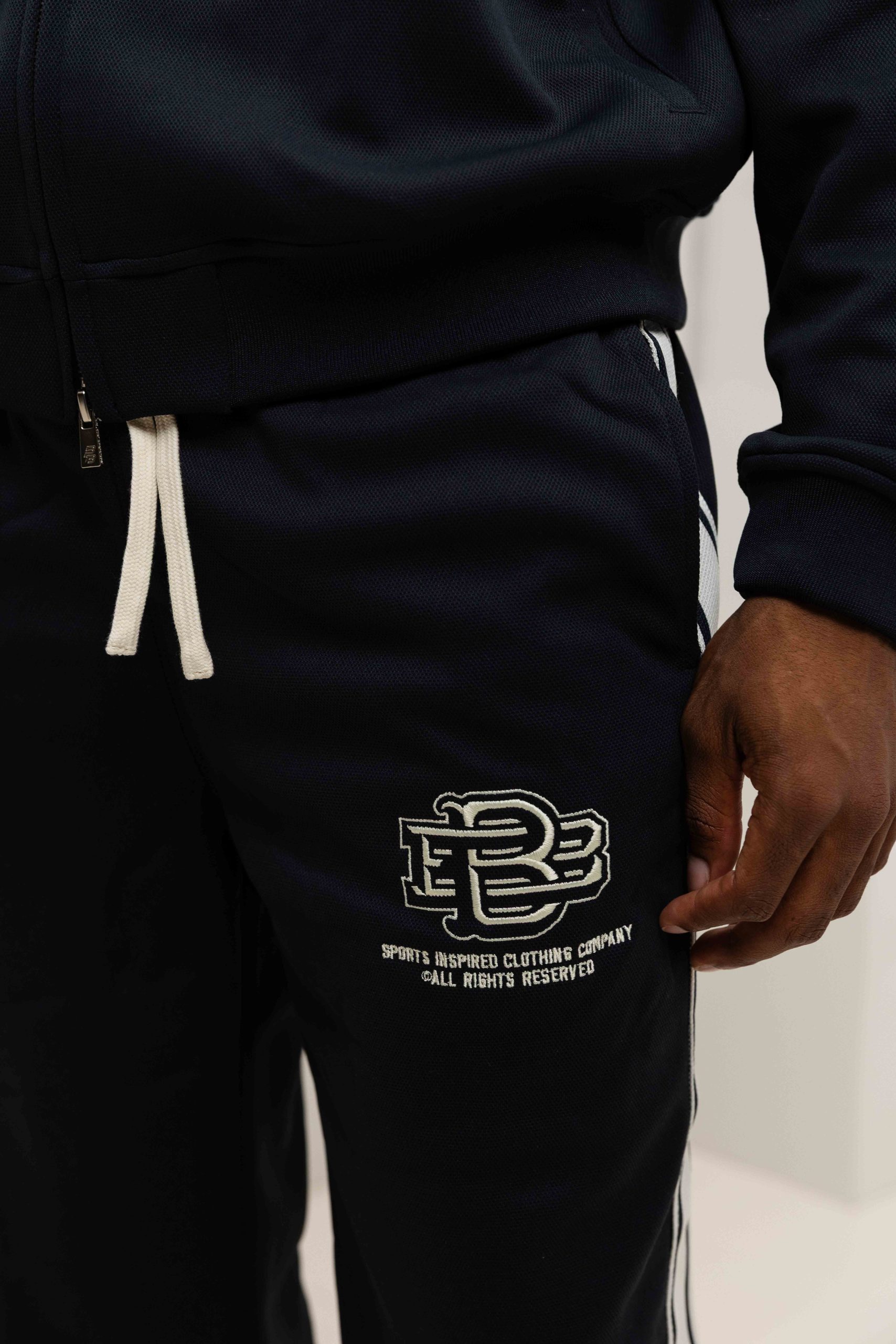 Black Bananas Monogram Trainingspak Heren Donkerblauw