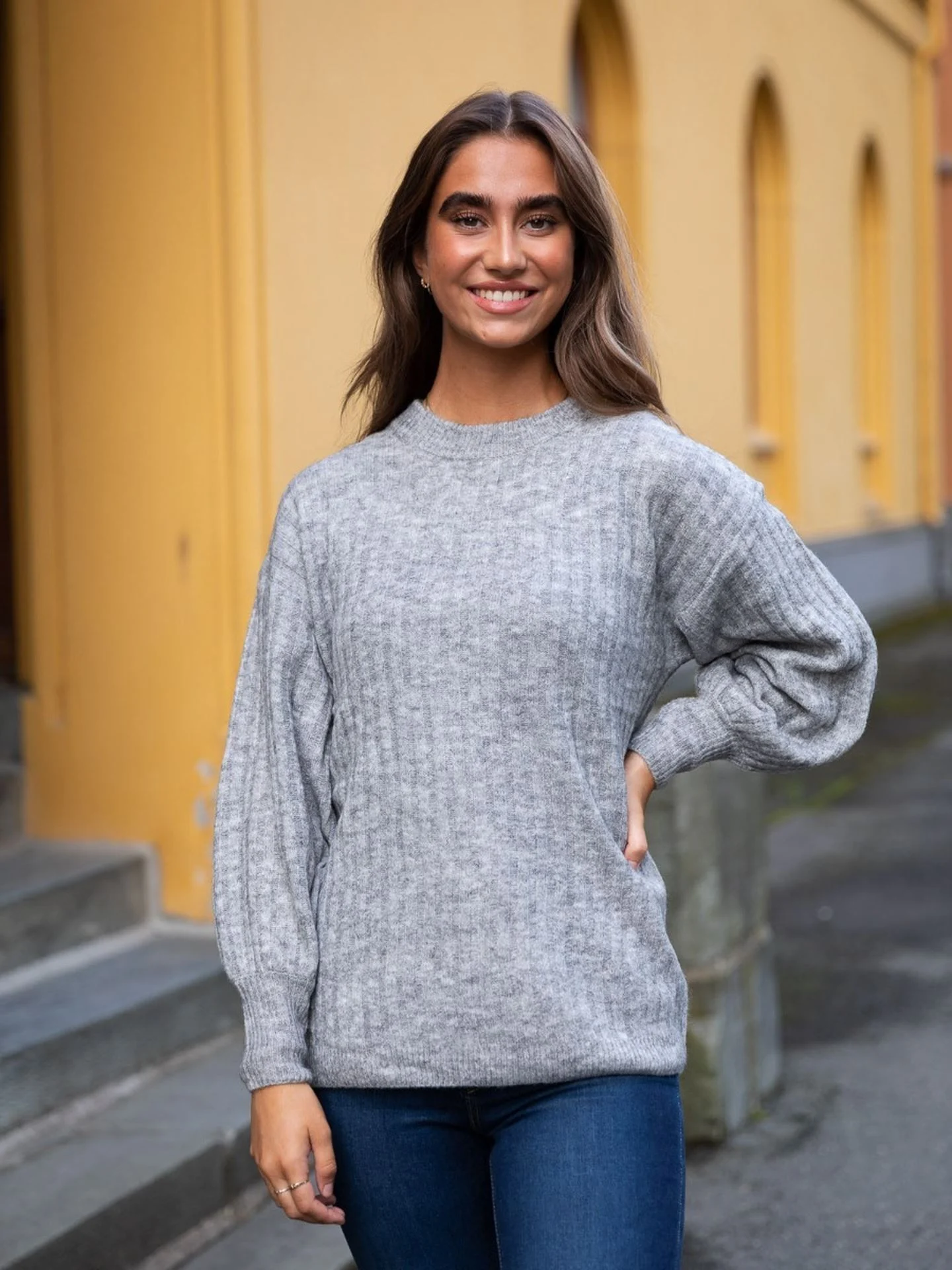 Amara Long Sleeve Rib