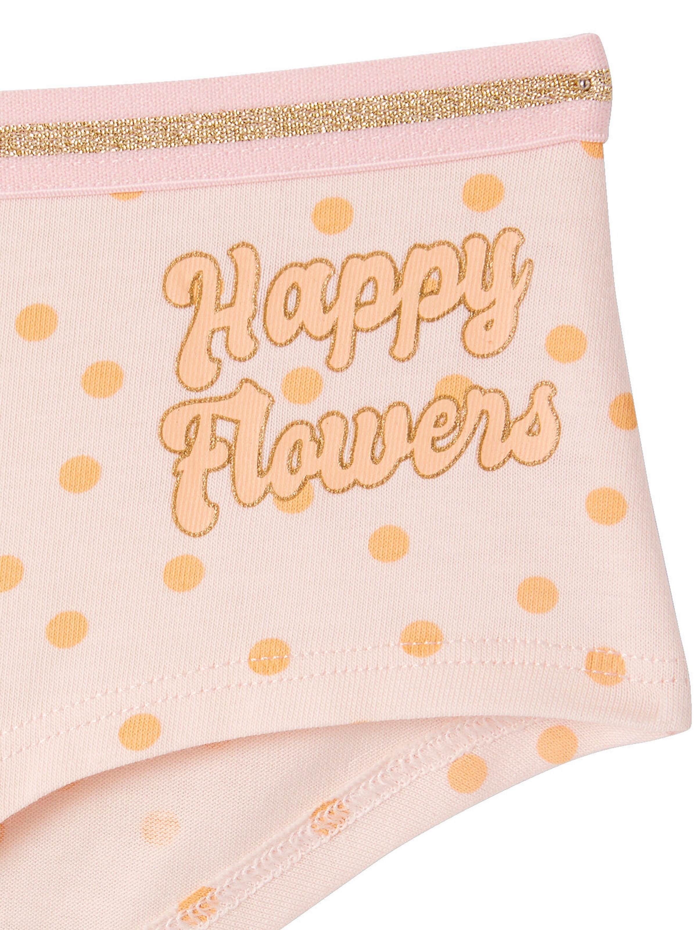 Vertbaudet 7er-Pack Mädchen Shortys mit Bio-Baumwolle rosa