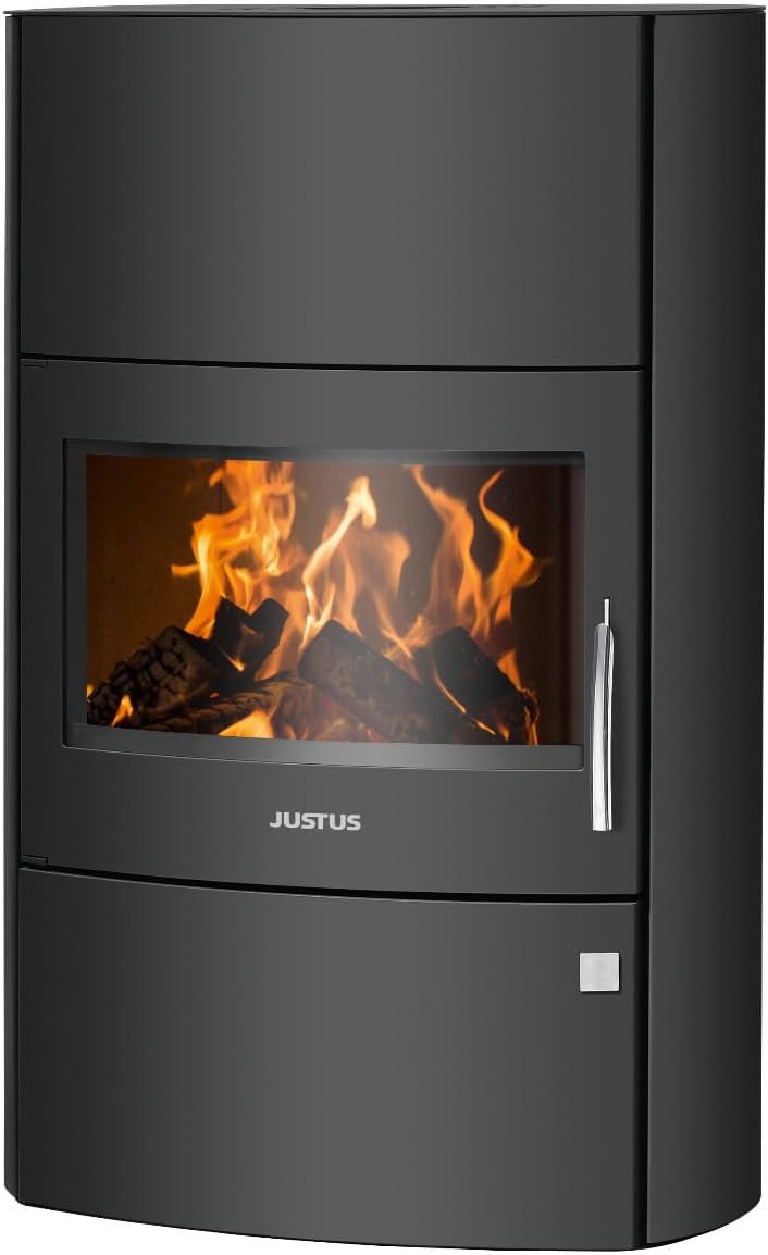Justus 5492 11 Agero W+ Kaminofen Stahl Schwarz/A