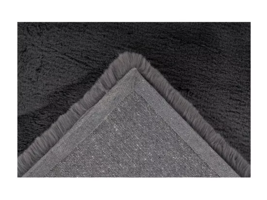 Tapis 150x80cm, design E009Y coloris graphite - Confort et élégance pour votre intérieur