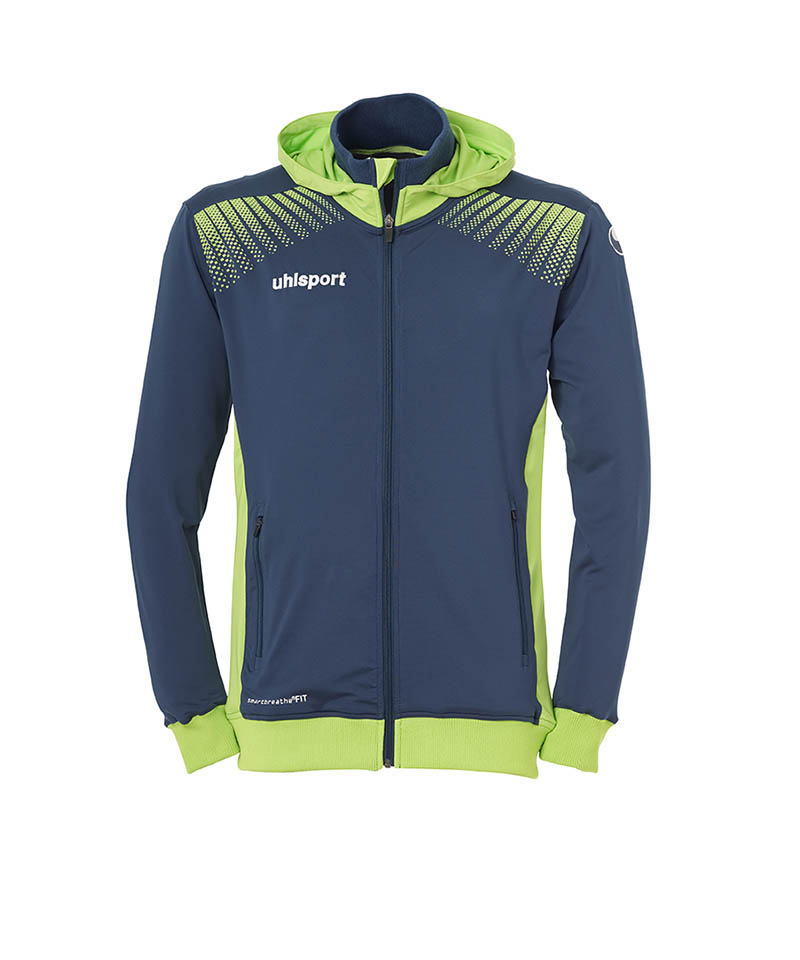 uhlsport Goal Tec Kapuzenjacke Blau Grün F06