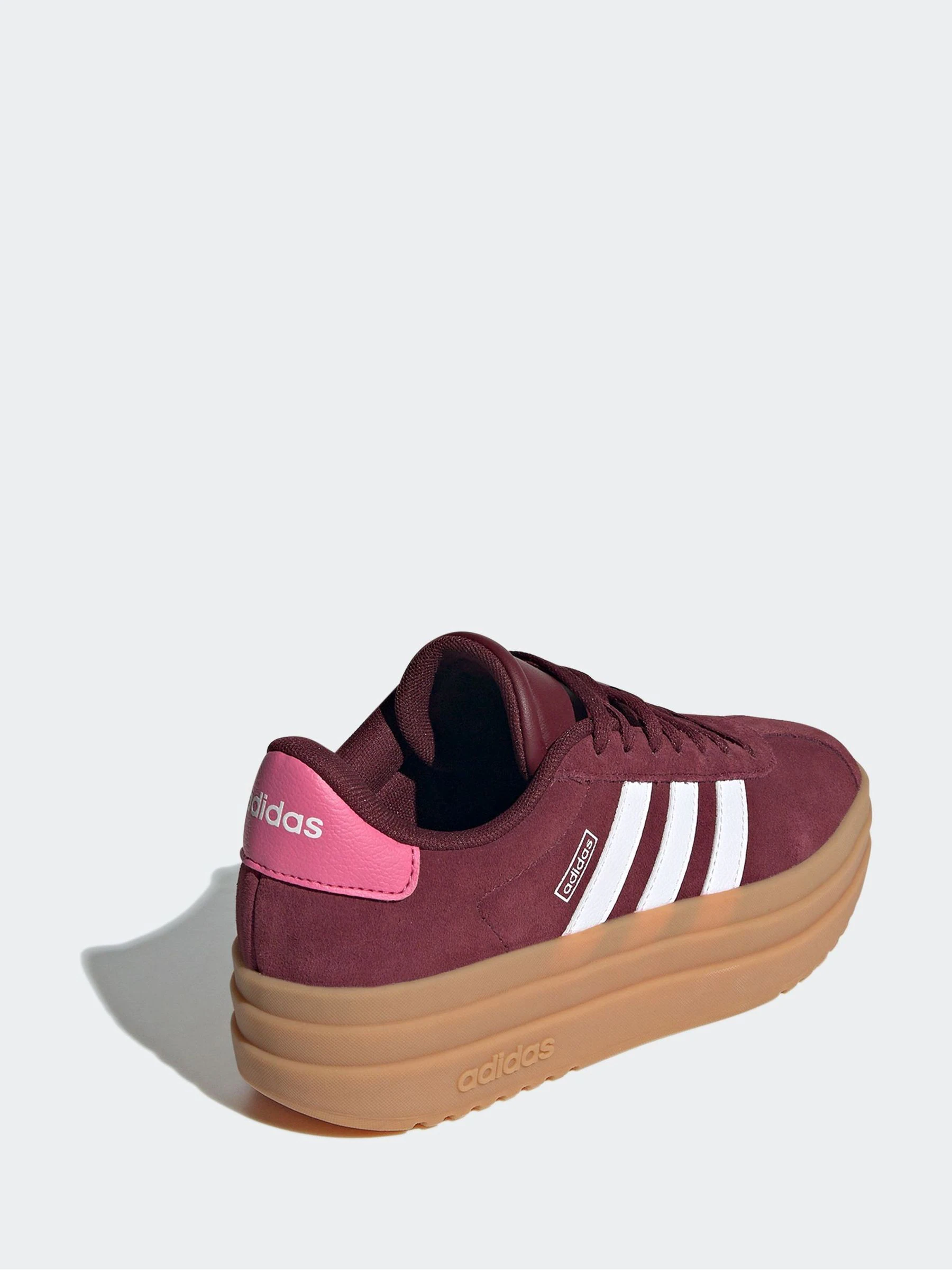 Bordeauxrood - adidas VL Court Bold Lace Junior Trainers