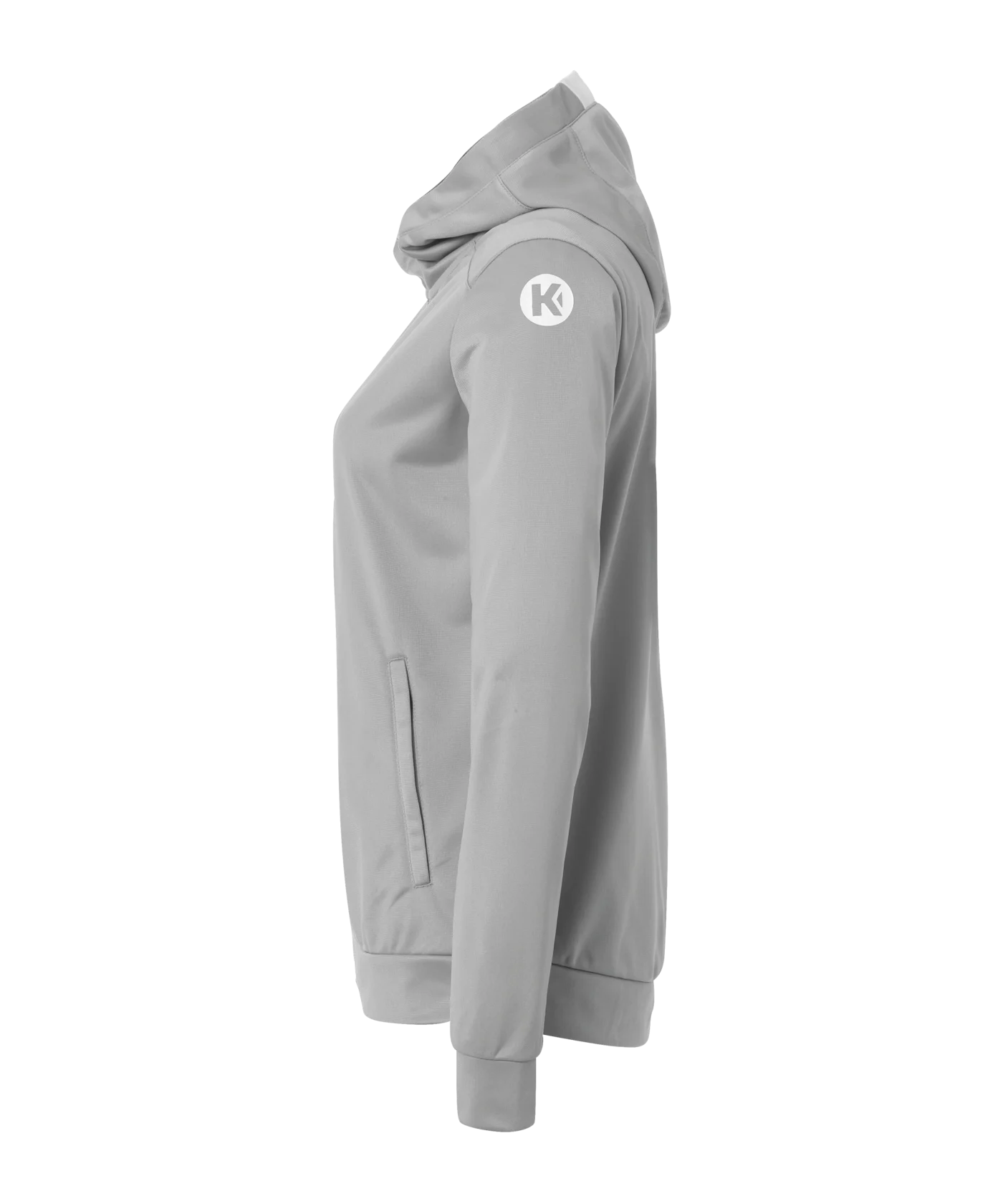 Kempa Player Kapuzenjacke Damen Grau Weiss F11