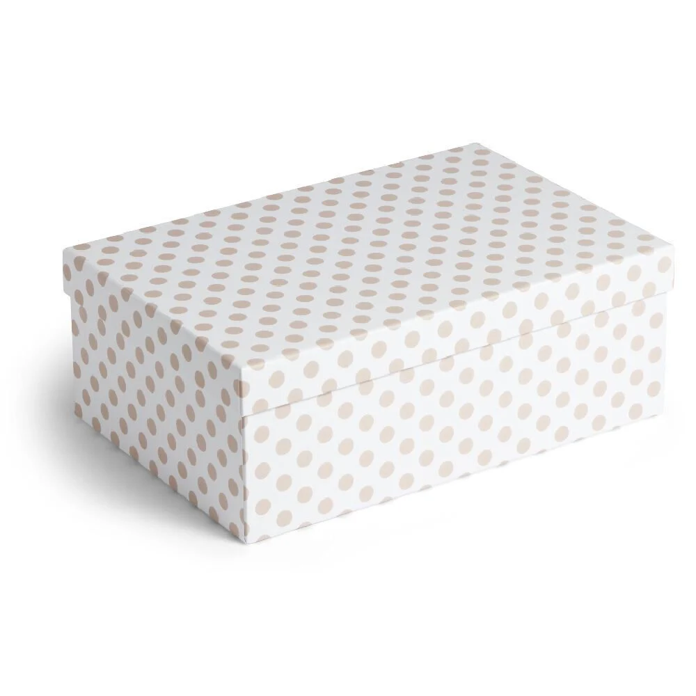 Boîte rectangulaire en carton imprimé 32x21,5xH11,8cm