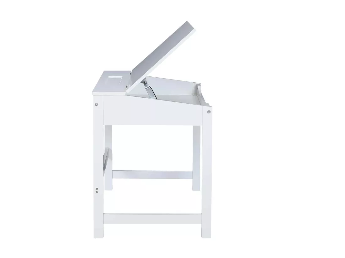 CALUM - Bureau Pupitre pour Enfant Coloris Blanc