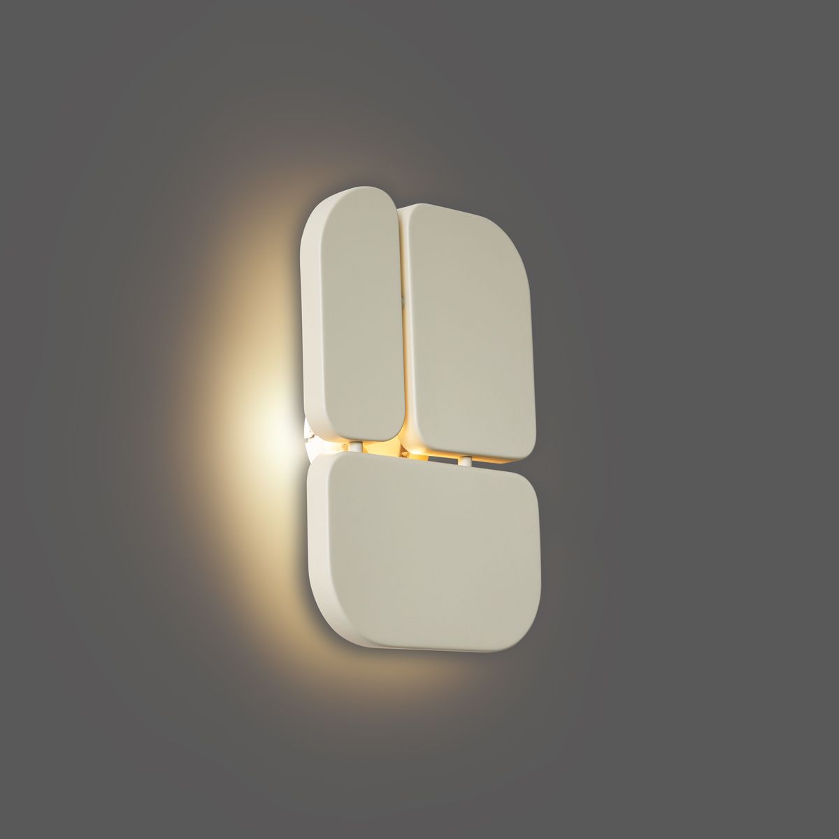 Design wandlamp beige 3-lichts - Planes