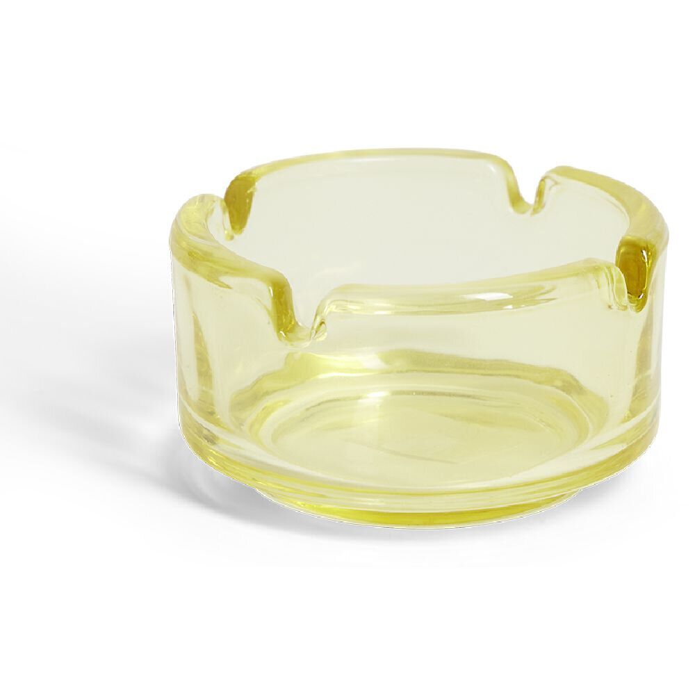 Cendrier en verre Ø7,2xH3,6cm - 6 modèles