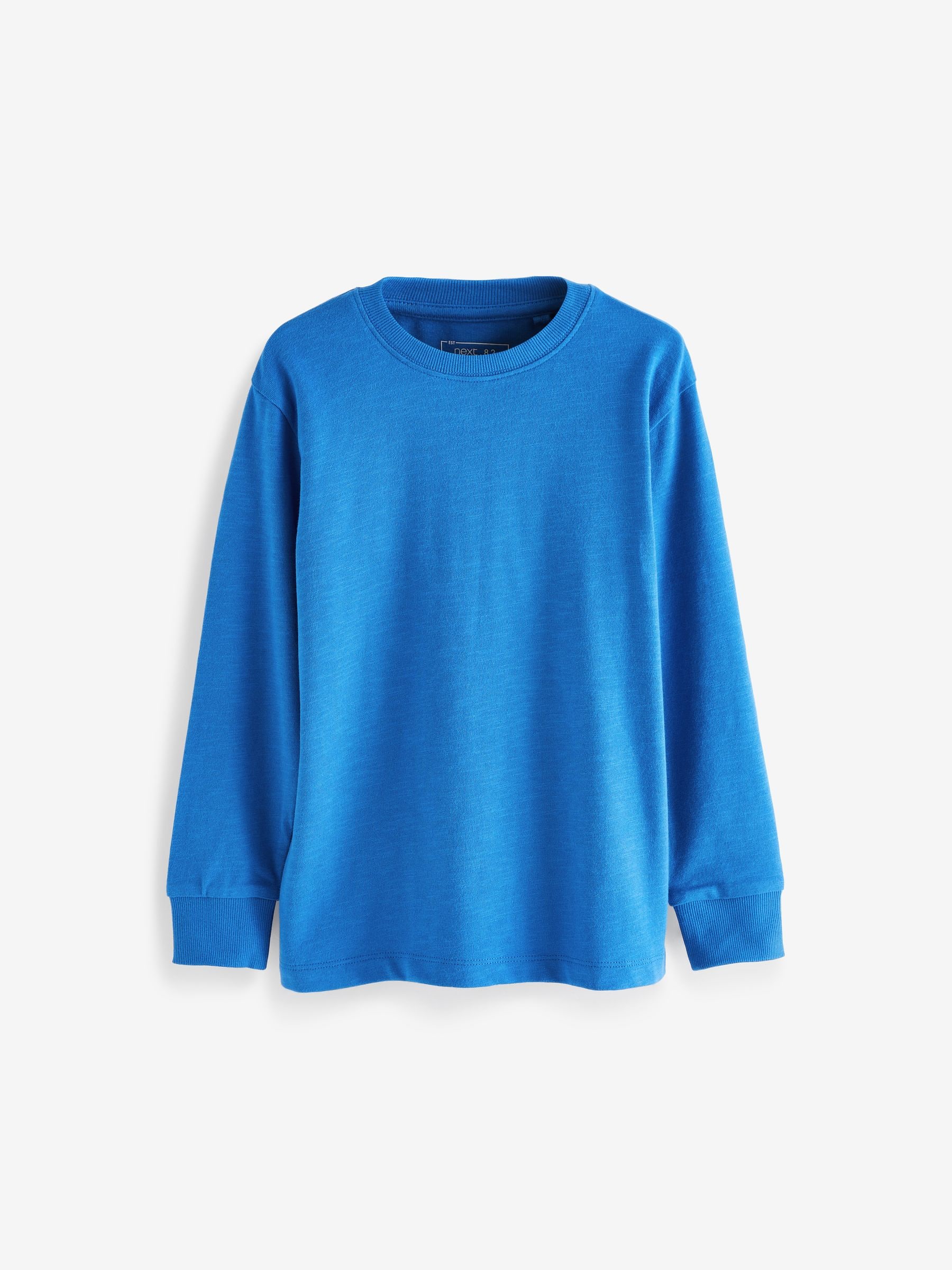 Kobaltblauw - Behaaglijk T-shirt met lange mouwen (3-16 jr)