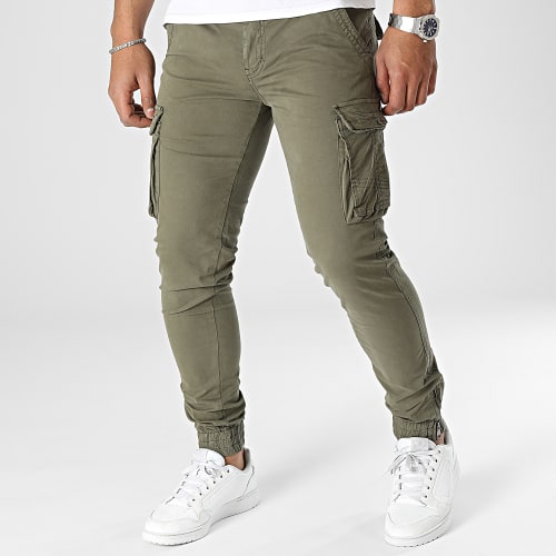 Pantalon Cargo Vert Kaki
